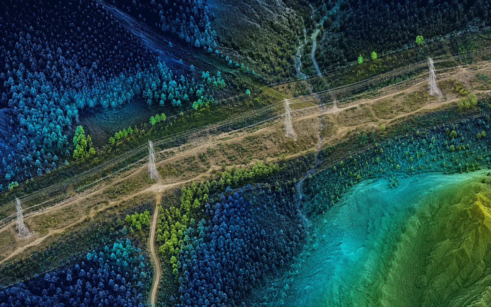 Aplicação geoespacial em Energia e utilities